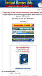 Mobile Screenshot of instantbannerads.com